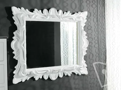 Rectangular baroque mirror