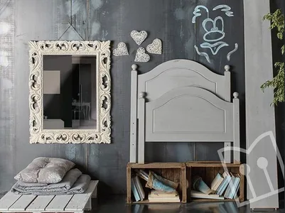 Shabby Chic mirror and headboard Art 70/2691 by F.lli Mirandola