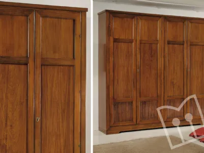 Removable wardrobe with 4 doors and 2 drawers