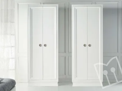 Removable wardrobe with 2 doors