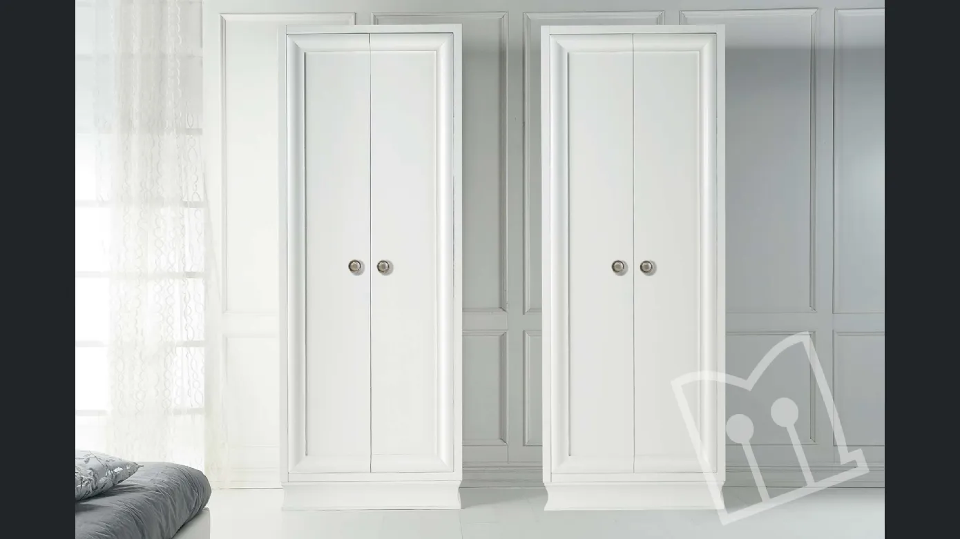 Removable wardrobe with 2 doors