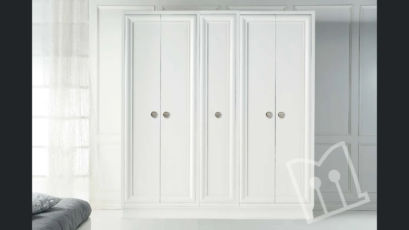 Removable wardrobe with 5 doors