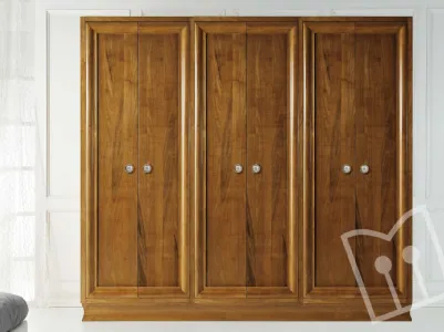 Removable wardrobe with 6 doors