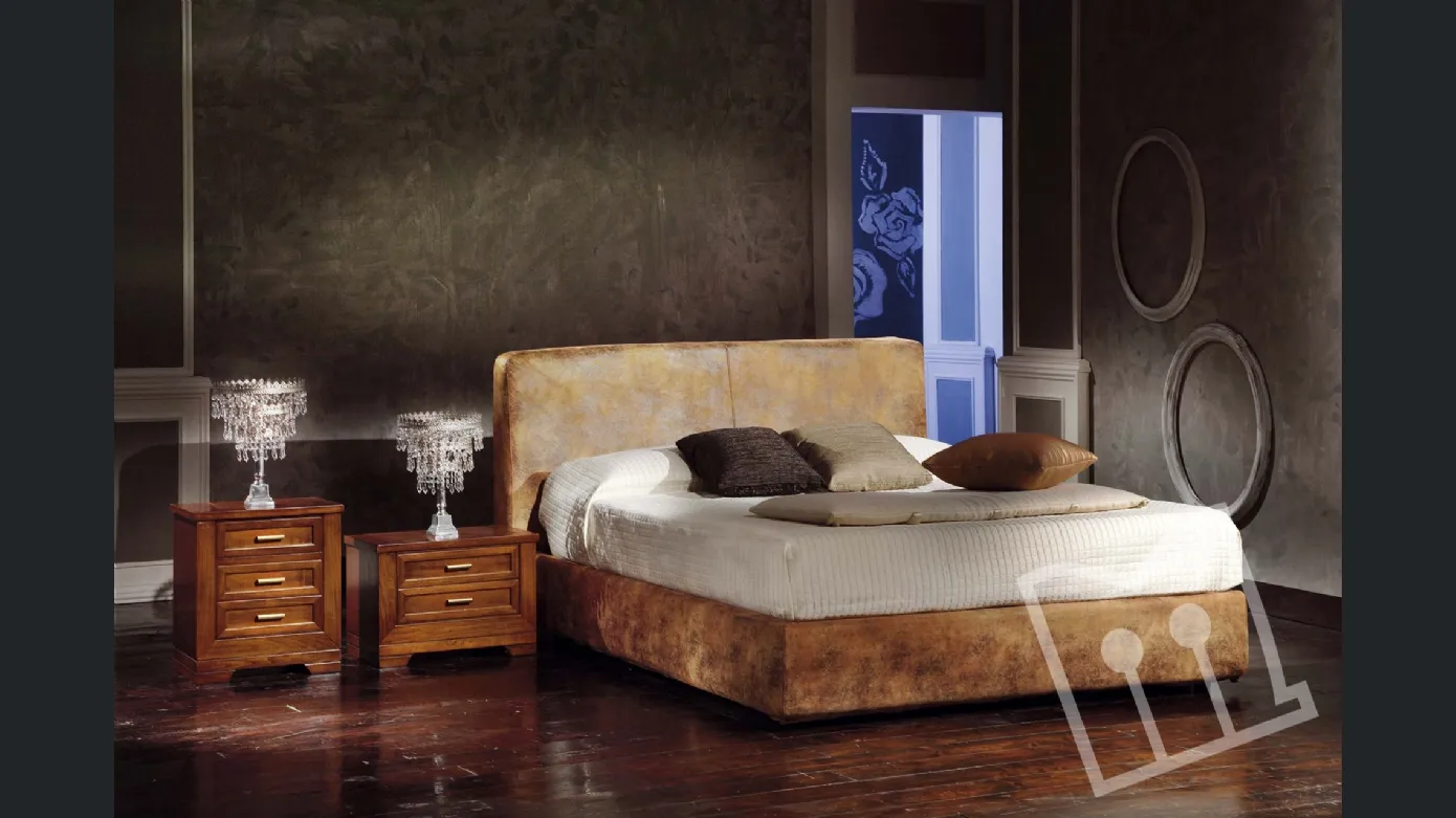 Padded bed