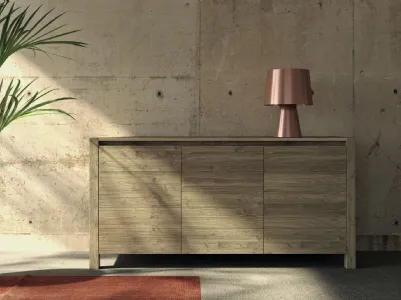 Sideboard with three doors with London throat by F.lli Mirandola