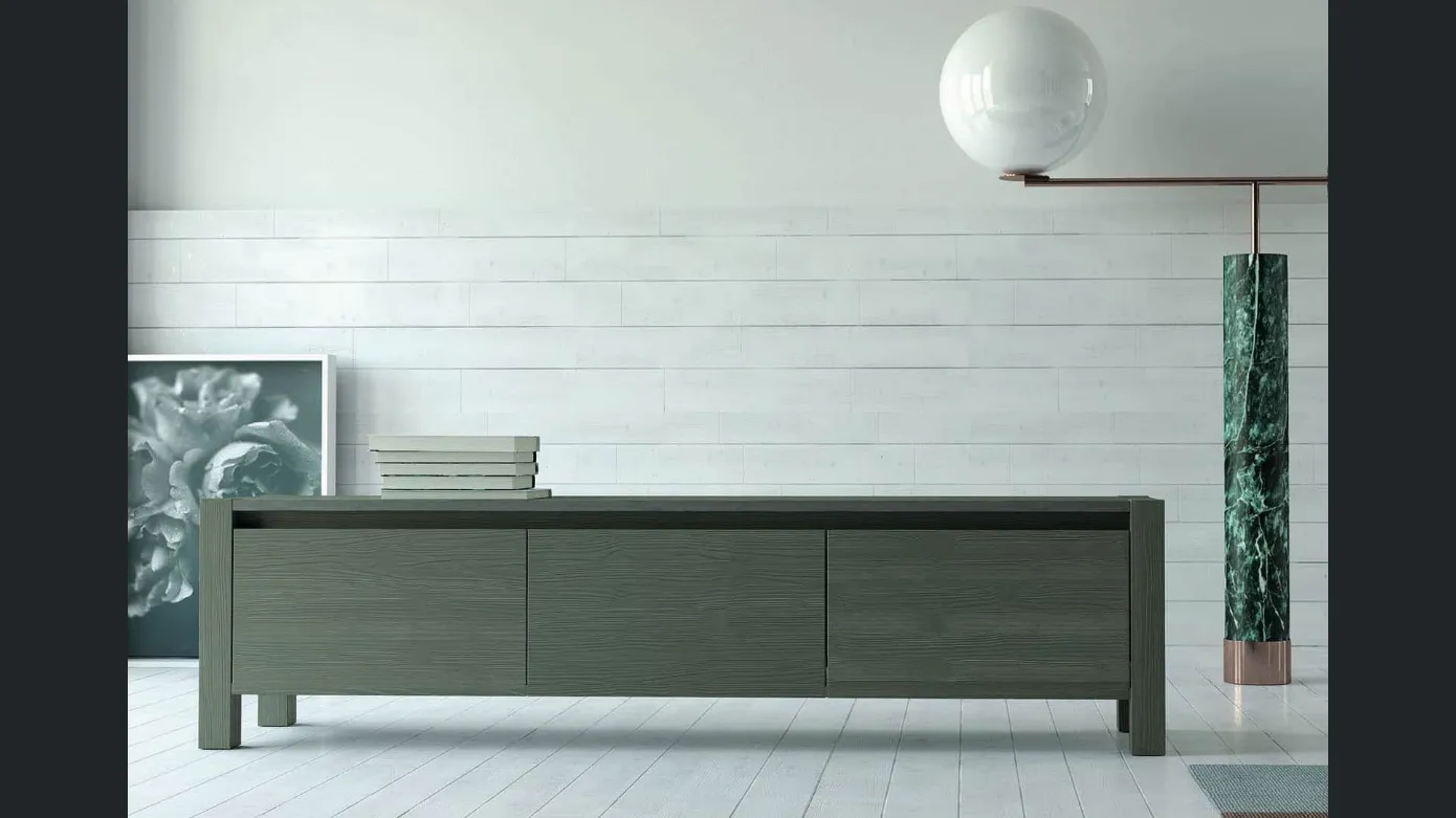 Low sideboard with London gorges by F.lli Mirandola