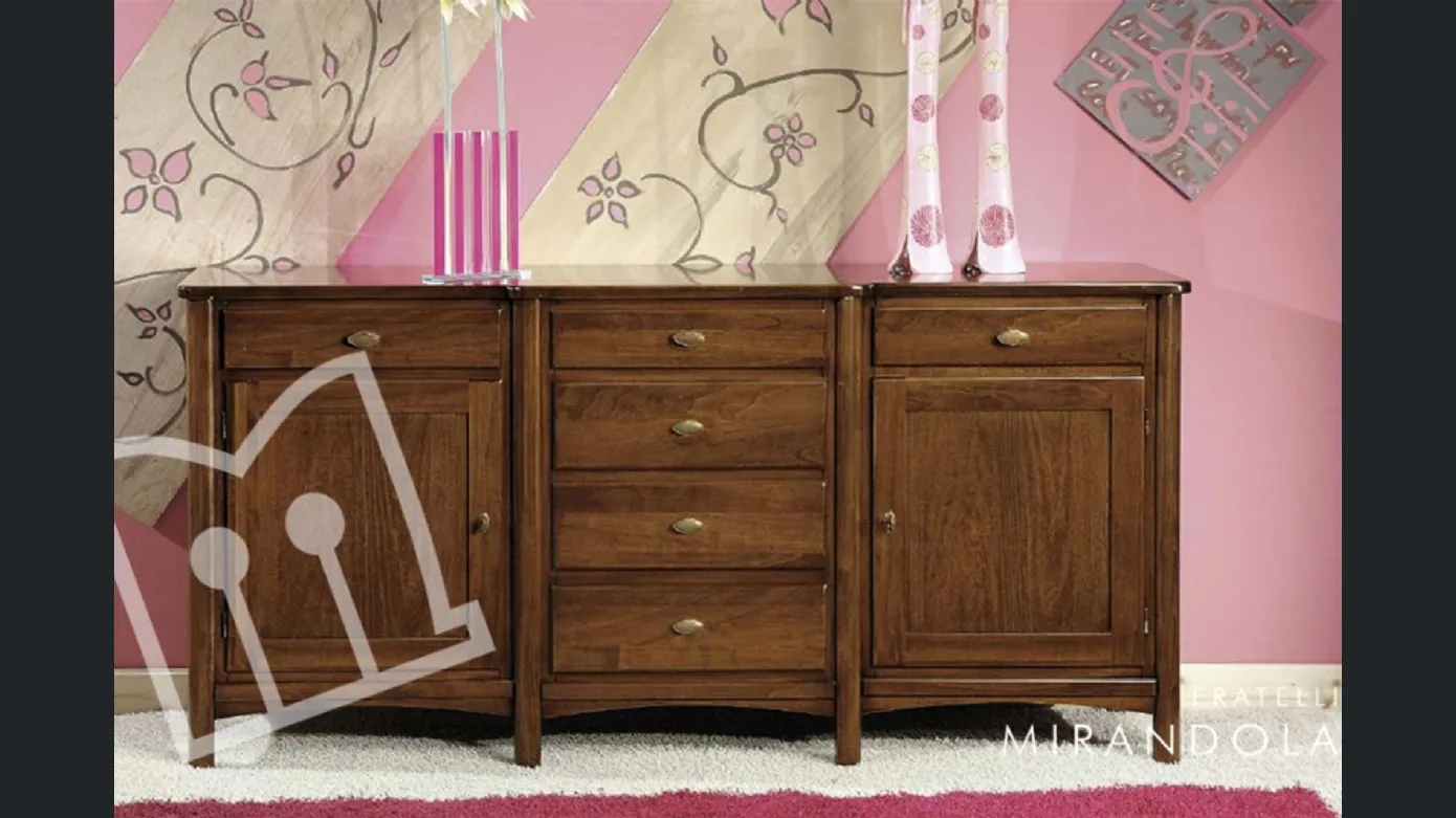 Advanced body sideboard 2 doors 6 drawers