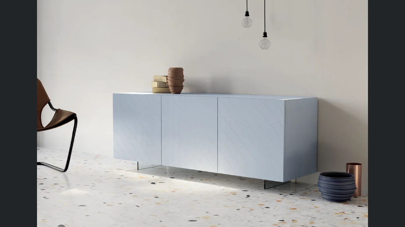 Wooden sideboard Origami 1816 / XP by F.lli Mirandola