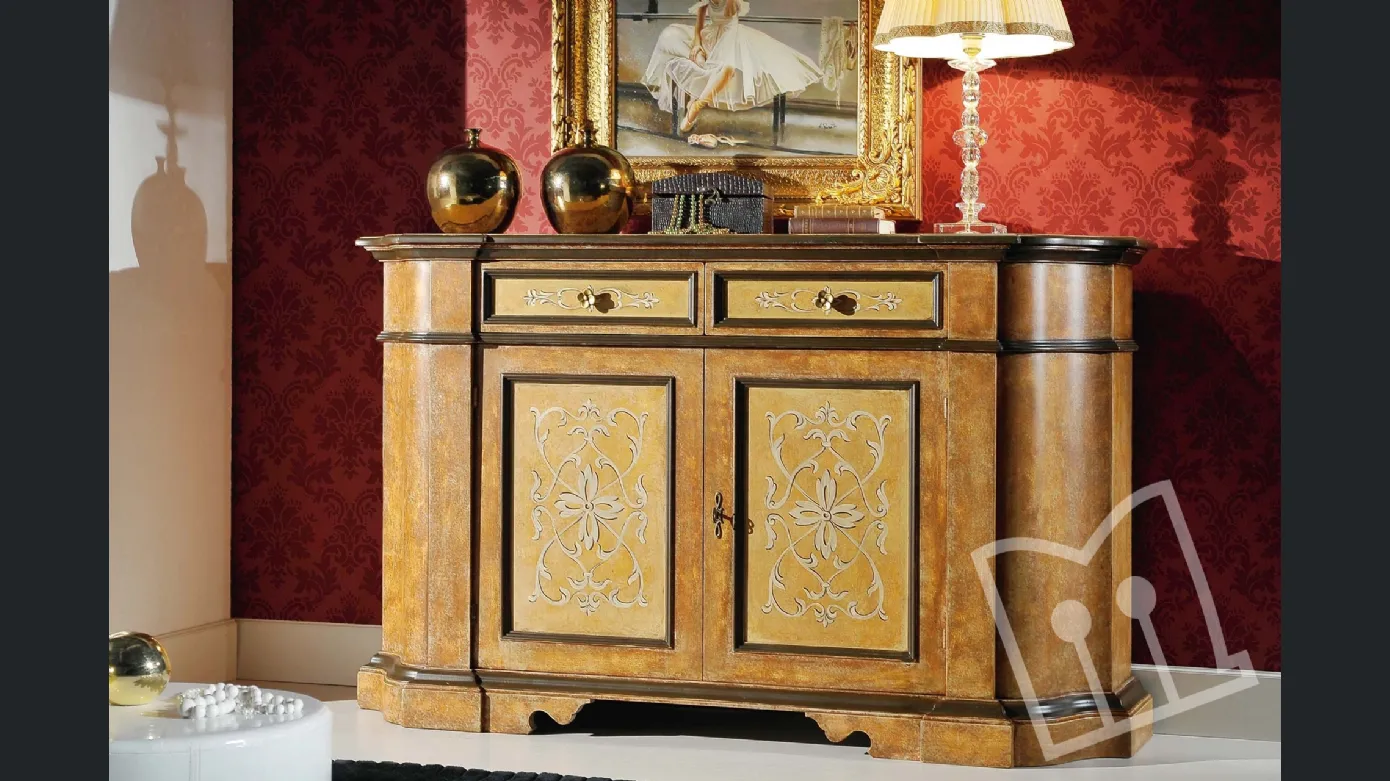 Sideboard with secrets 2 doors 2 drawers