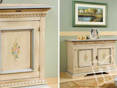 Decorated sideboard