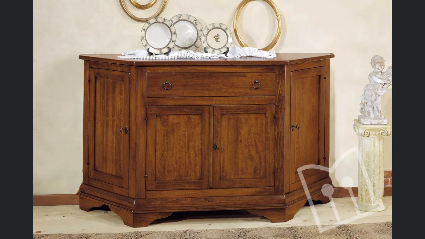 Solid wood sideboard