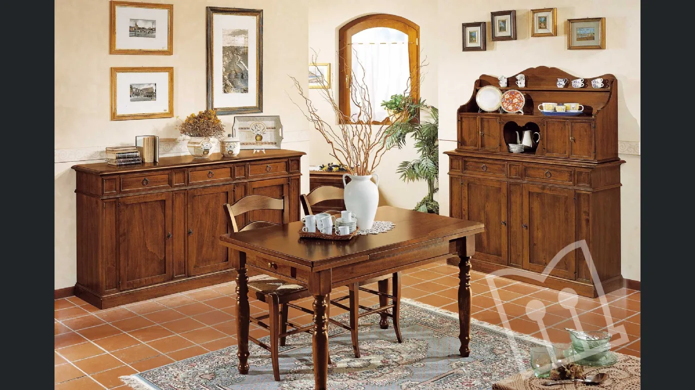 Sideboard and plate rack