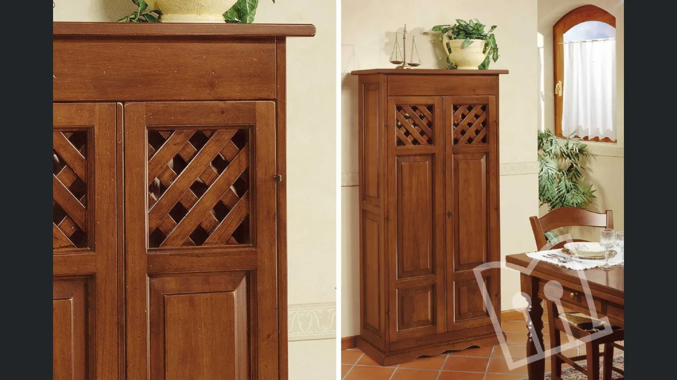 Solid wood pantry