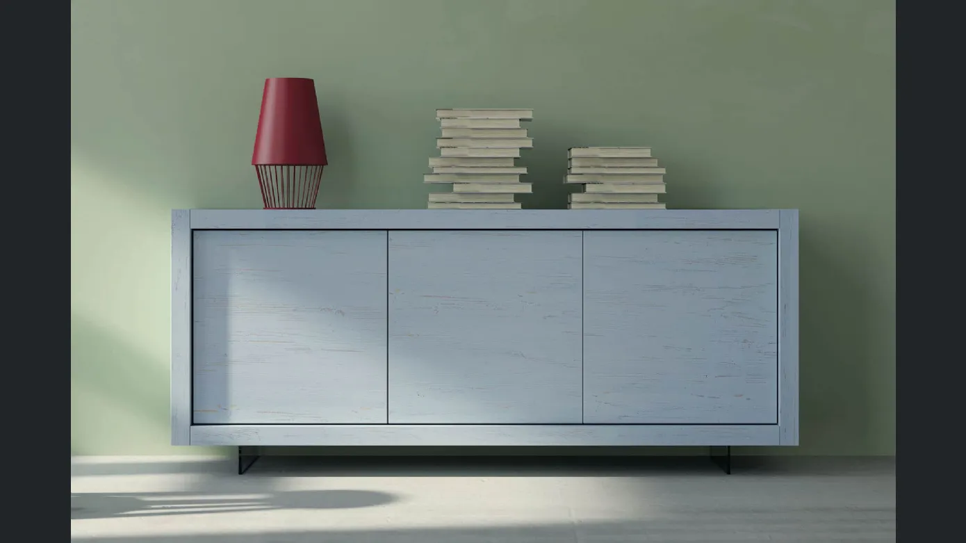 UnikaWood Mastra Light sideboard by F.lli Mirandola