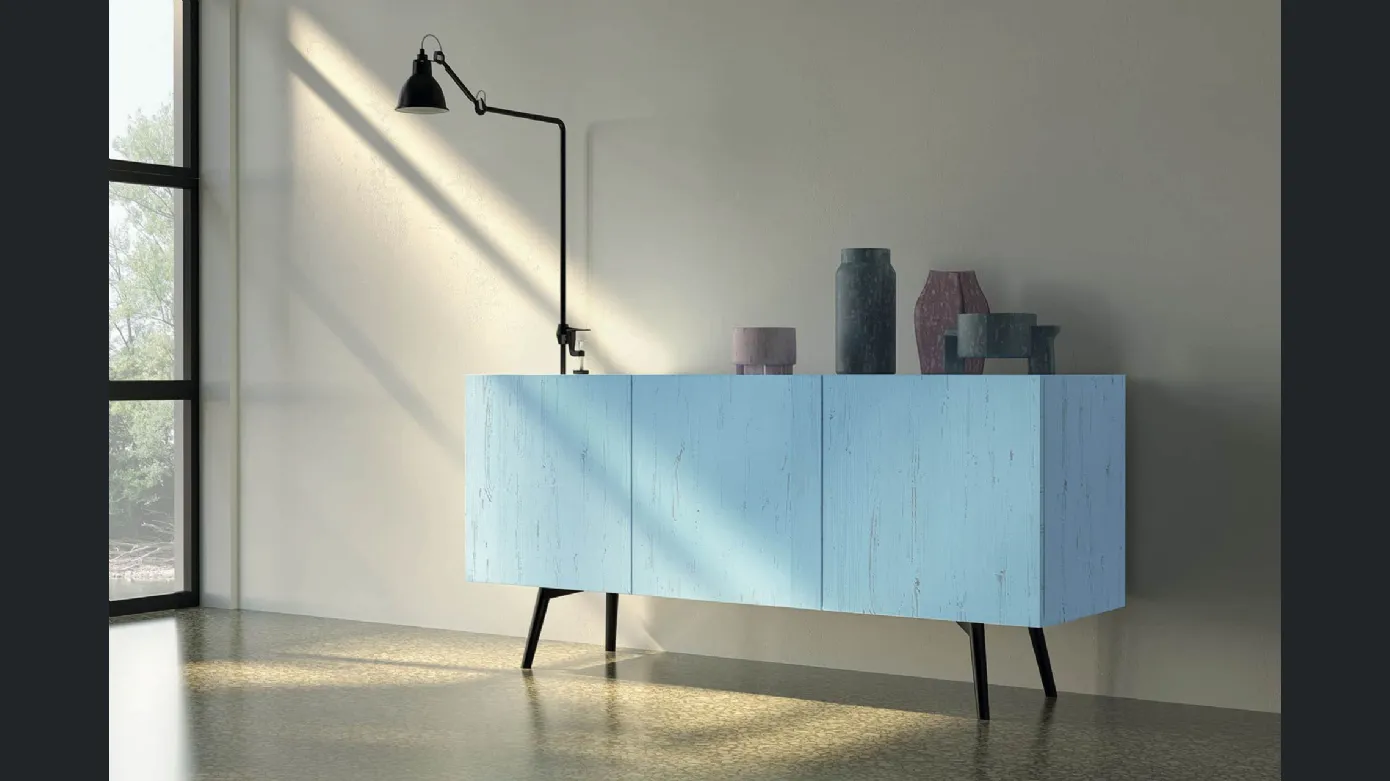 Moon Light 1806 blue sideboard by F.lli Mirandola