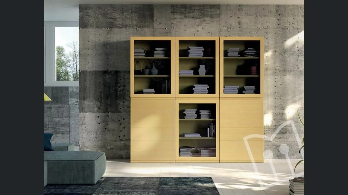 Living room sideboard in wood 27 by F.lli Mirandola