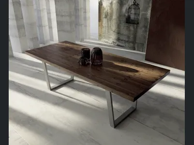 Rectangular wooden table