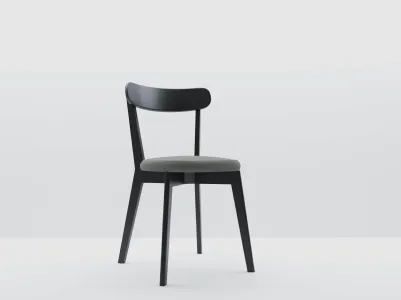 Alasia padded wooden chair