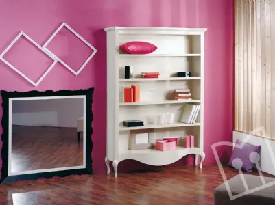 Open bookcase with 4 movable shelves