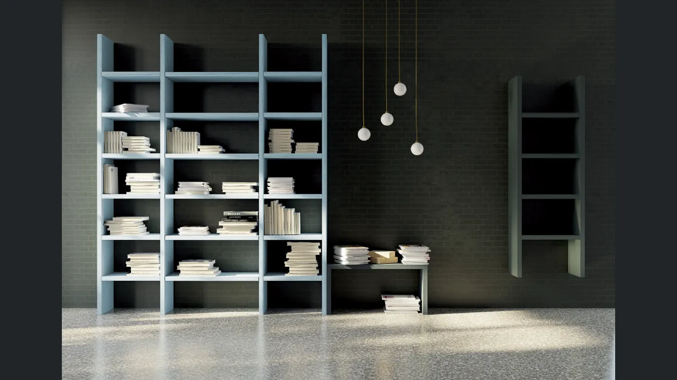 Comp 21 modular bookcase by F.lli Mirandola