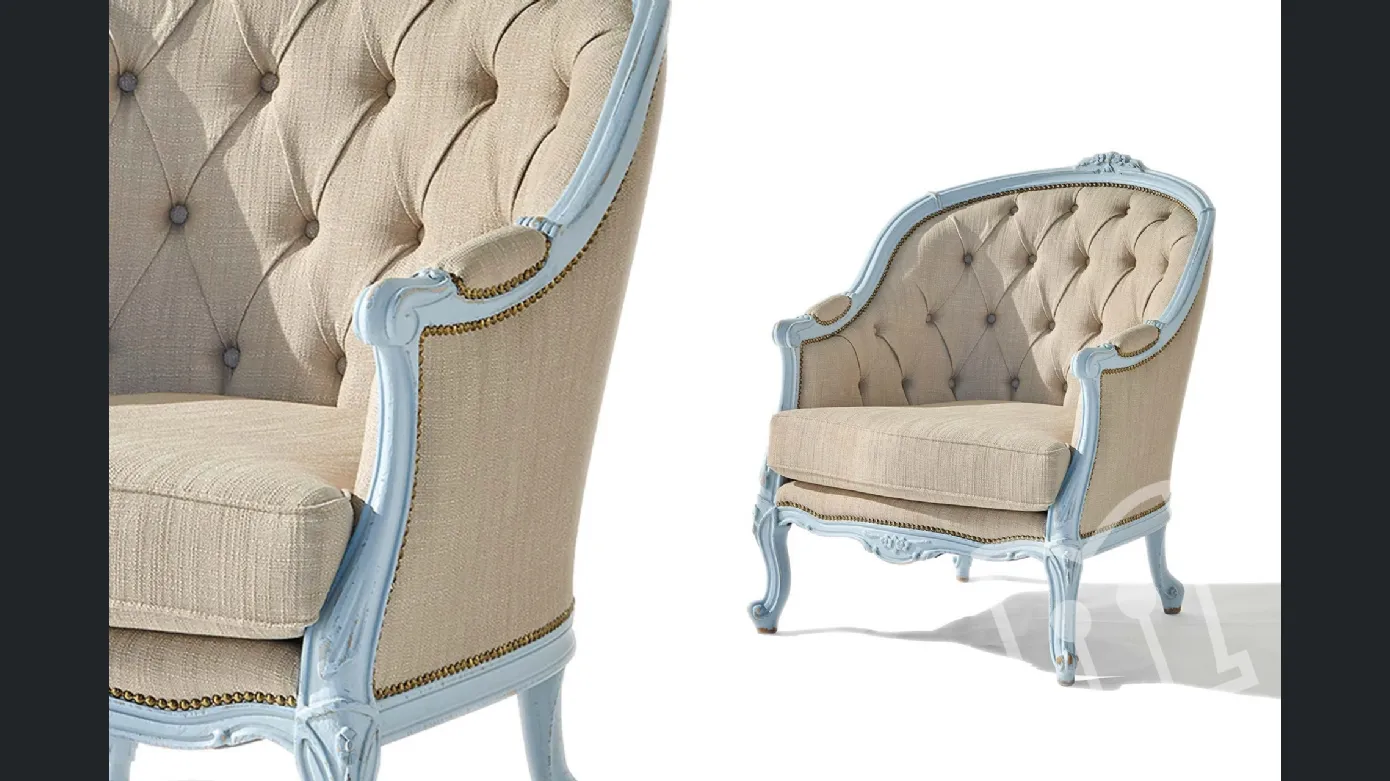 Armchair Art. 775 shabby chic