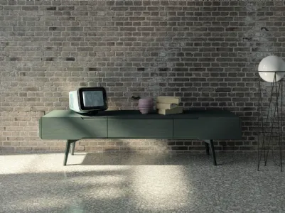 Wooden TV stand UnikaWood Dolce Vita by F.lli Mirandola