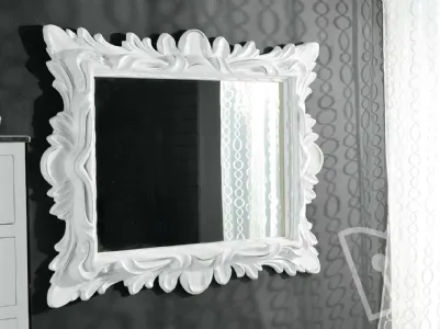 Rectangular baroque mirror