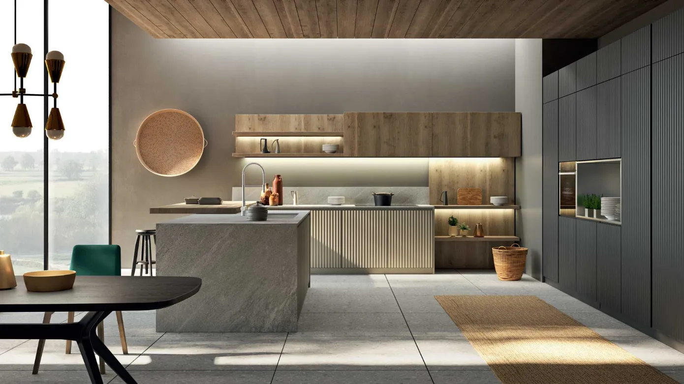 design wooden kitchen