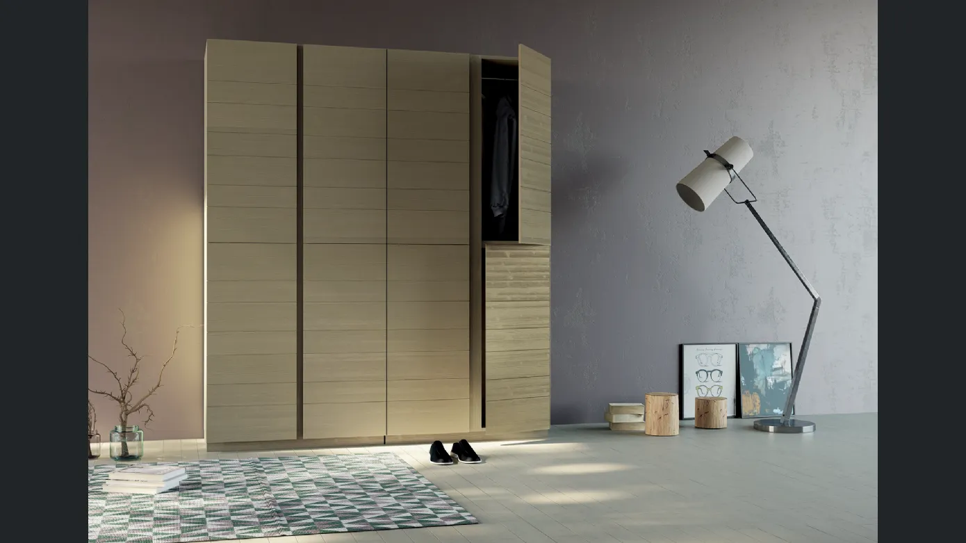 Sidney modular hinged wardrobe Art. 1214 by F.lli Mirandola